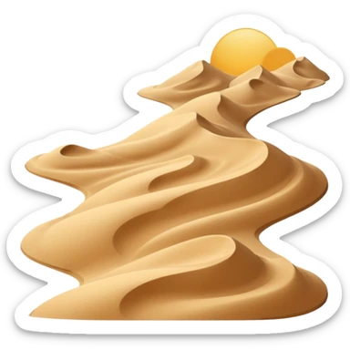 sand mountains sticker