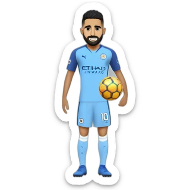 Riyad Mahrez sticker