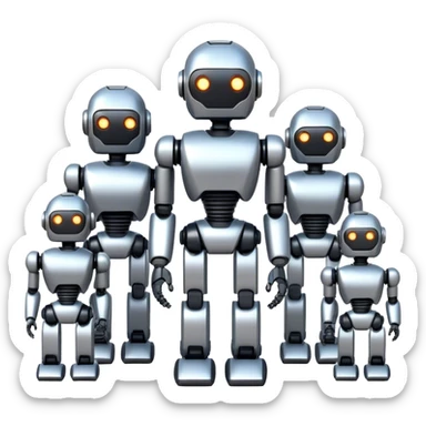 AI Robots sticker