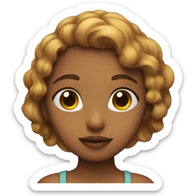 girl dreaming sticker