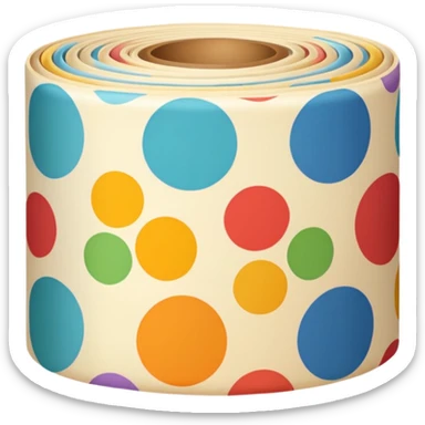 A roll of wallpaper  sticker
