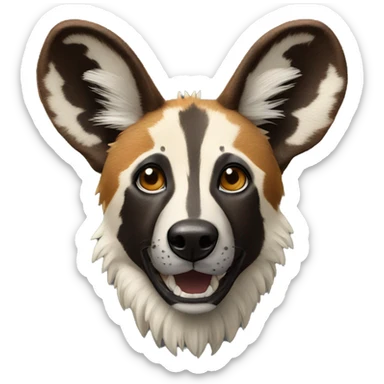 African Wild Dog sticker