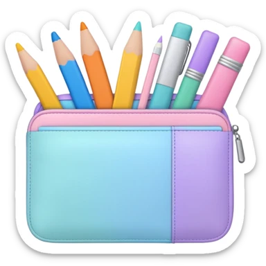 aesthetic school supplies pastel sticker