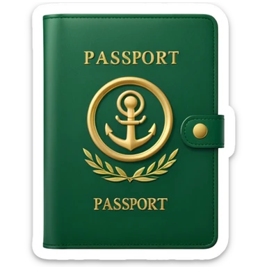 green Passport sticker