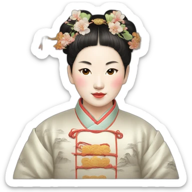 qing dynasty emporo sticker