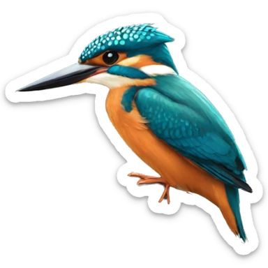 kingfisher sticker