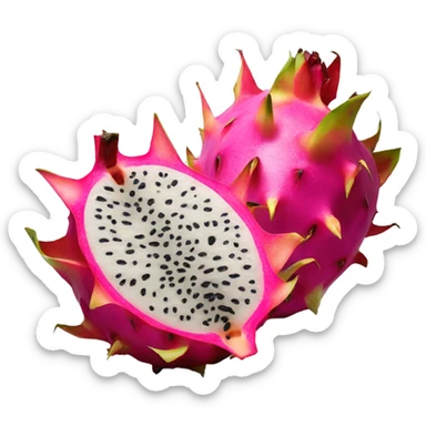 Dragon fruit sticker