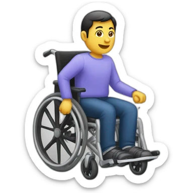 Personne handicapée sticker