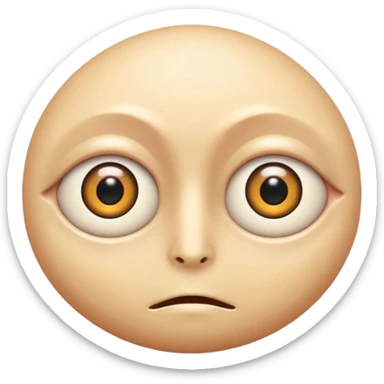 large skin surface with dozens of eyes sticker