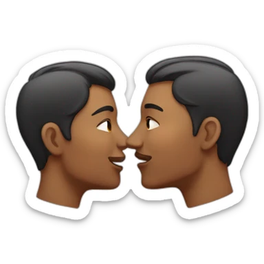 Man and woman kiss  sticker