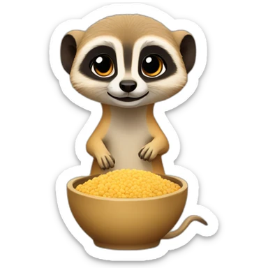 meerkat-with-wok sticker