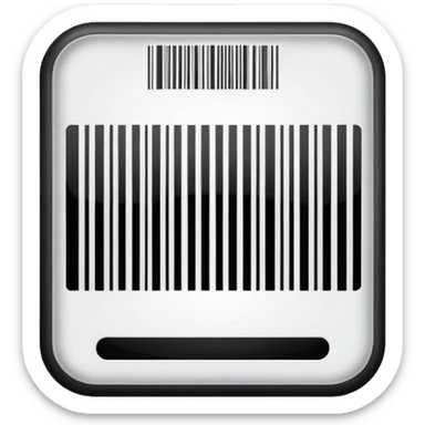 Barcode label sticker