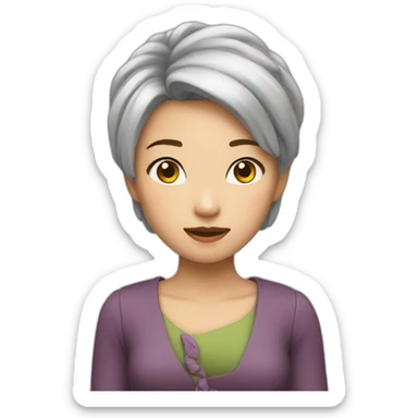 港区女子 sticker