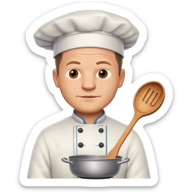 Olaf Scholz ist cooking sticker