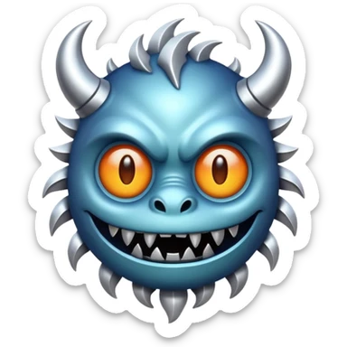 Mمزخرف مثل شعار مونستر sticker