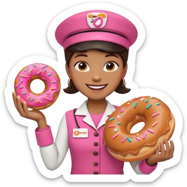 Scammer Dunkin Donuts sticker