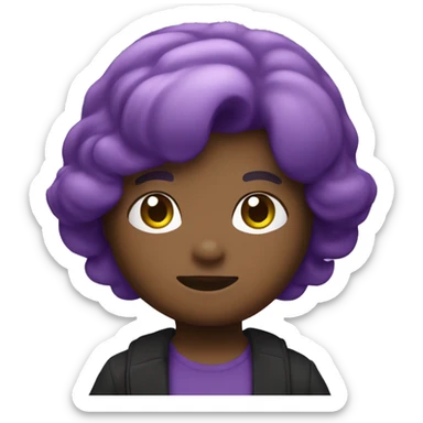 sanrio in purple  sticker