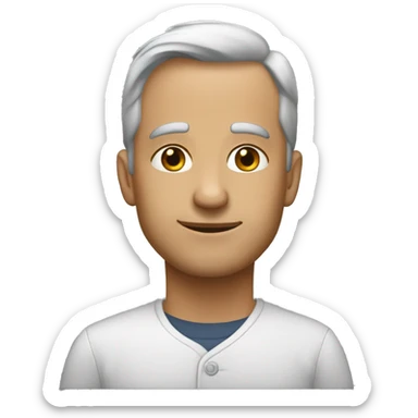 Человек на коленях sticker