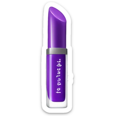 Purple lip gloss sticker