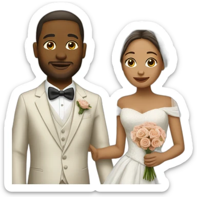 Monalisa getting married sticker