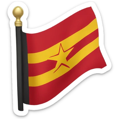 South ￼ Vietnam flag ￼ sticker
