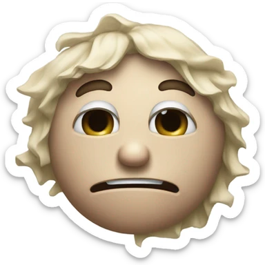 Emoji crashing out  sticker