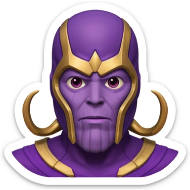 thanos from squid gam the k drama sticker