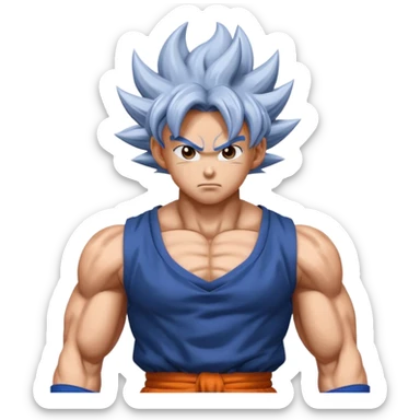 Son goku ultra instinc sticker