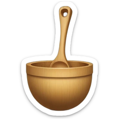 wooden ladle sticker