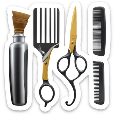 Barber equipment  sticker