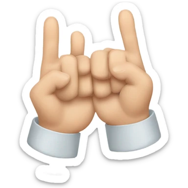 two russian hands "greeting each other" sticker