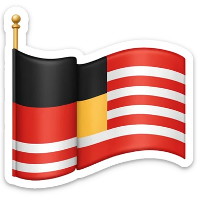German EMPIRE flag sticker