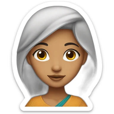 A Moroccan girl sticker