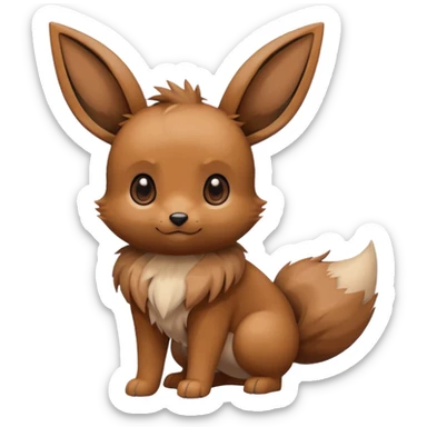 Eevee pokemon sticker