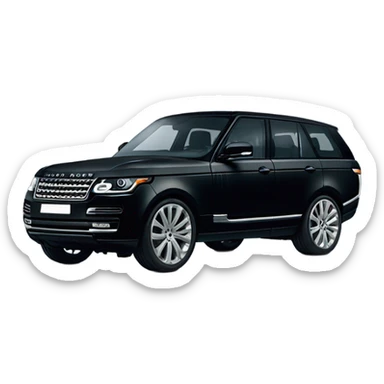 range rover black sticker