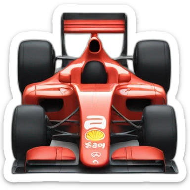 F1 car sticker