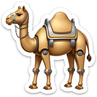 robot camel sticker