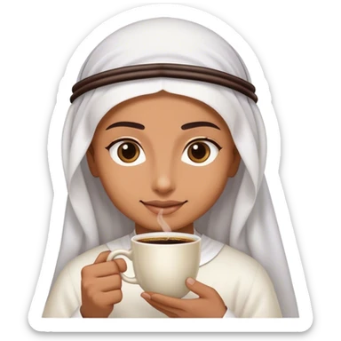 Emirati coffe sticker