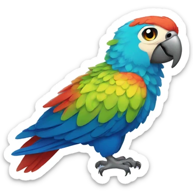 Parrot sticker
