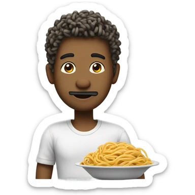 Doodle with a noodle ￼ sticker