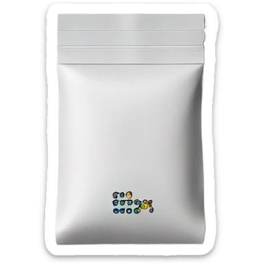 Nicotine mouth pouch sticker