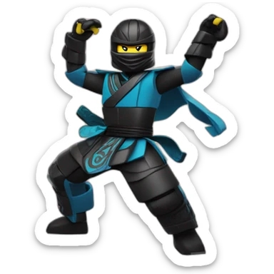 Ninjago dancing characters episode 5 of season possession sticker