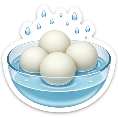 3 mozzarelle con un po di acqua sticker