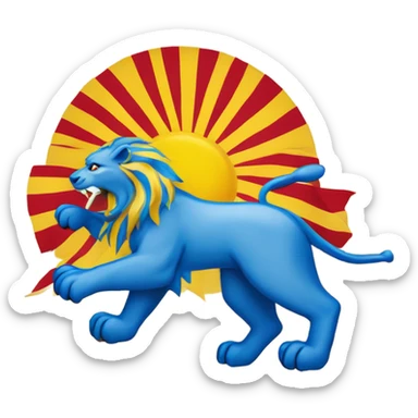 tibetan flag sticker