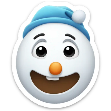 snowman sticker