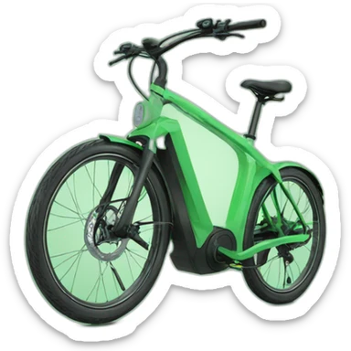 green ebike sticker