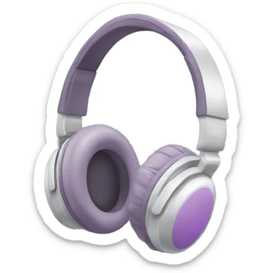 Aesthetic headphones sticker