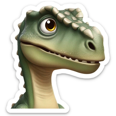 ￼ dinosaur ￼ sticker