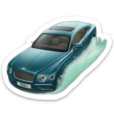 a bentley sinking sticker