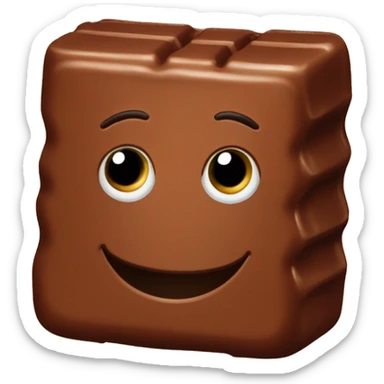 Bar of mars chocolate sticker